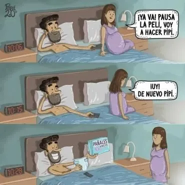 9 Ilustraciones Sobre La Verdad De Un Embarazo ¡Ja